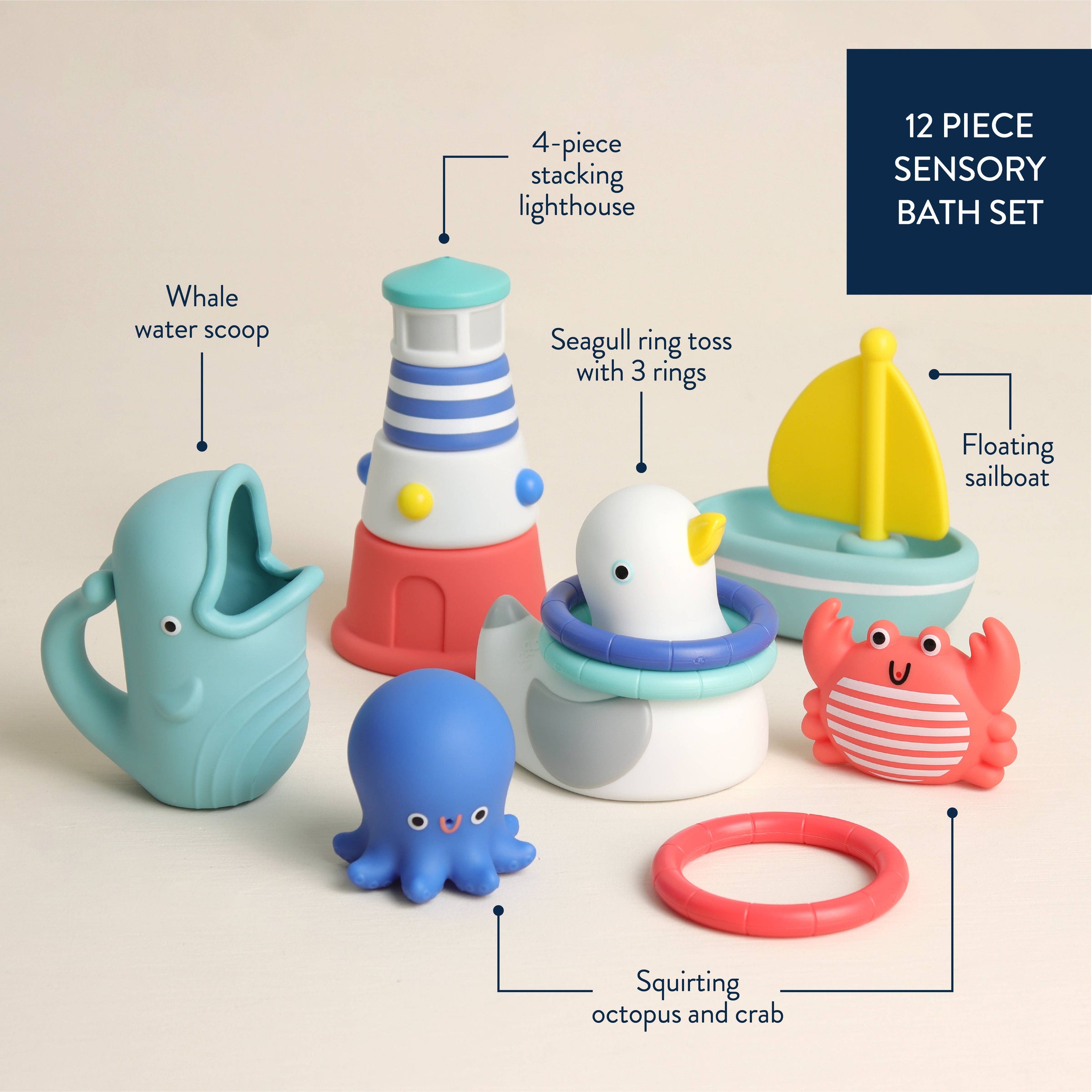Seaside Splash Gift Set™ Bath + Water Toy