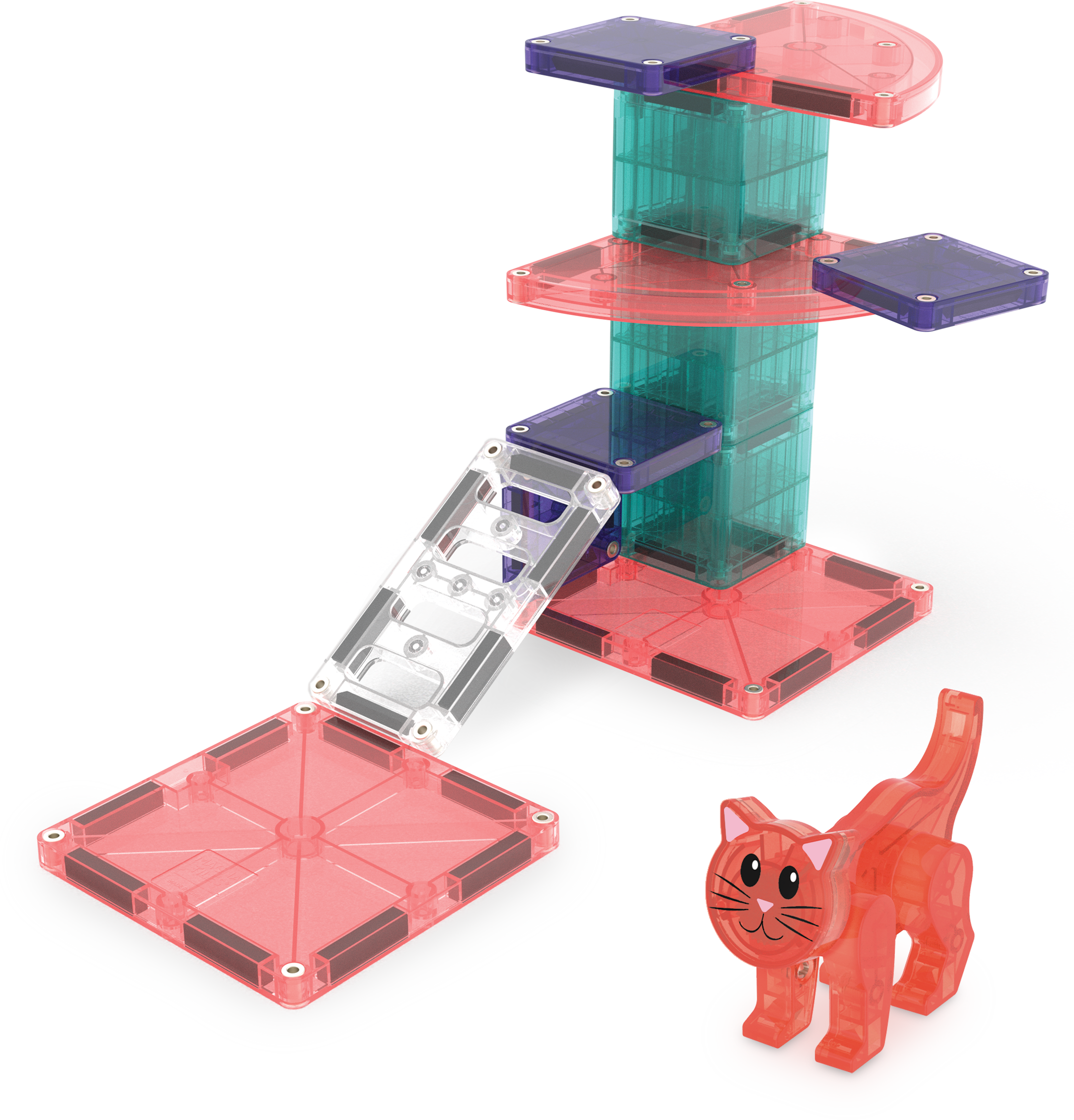 Magna-Tiles Cat Tree 13-Piece Set