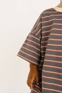 Graphite Stripe Slouchy Set