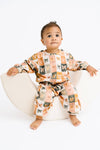 Bow Patchwork Sweatsuit
