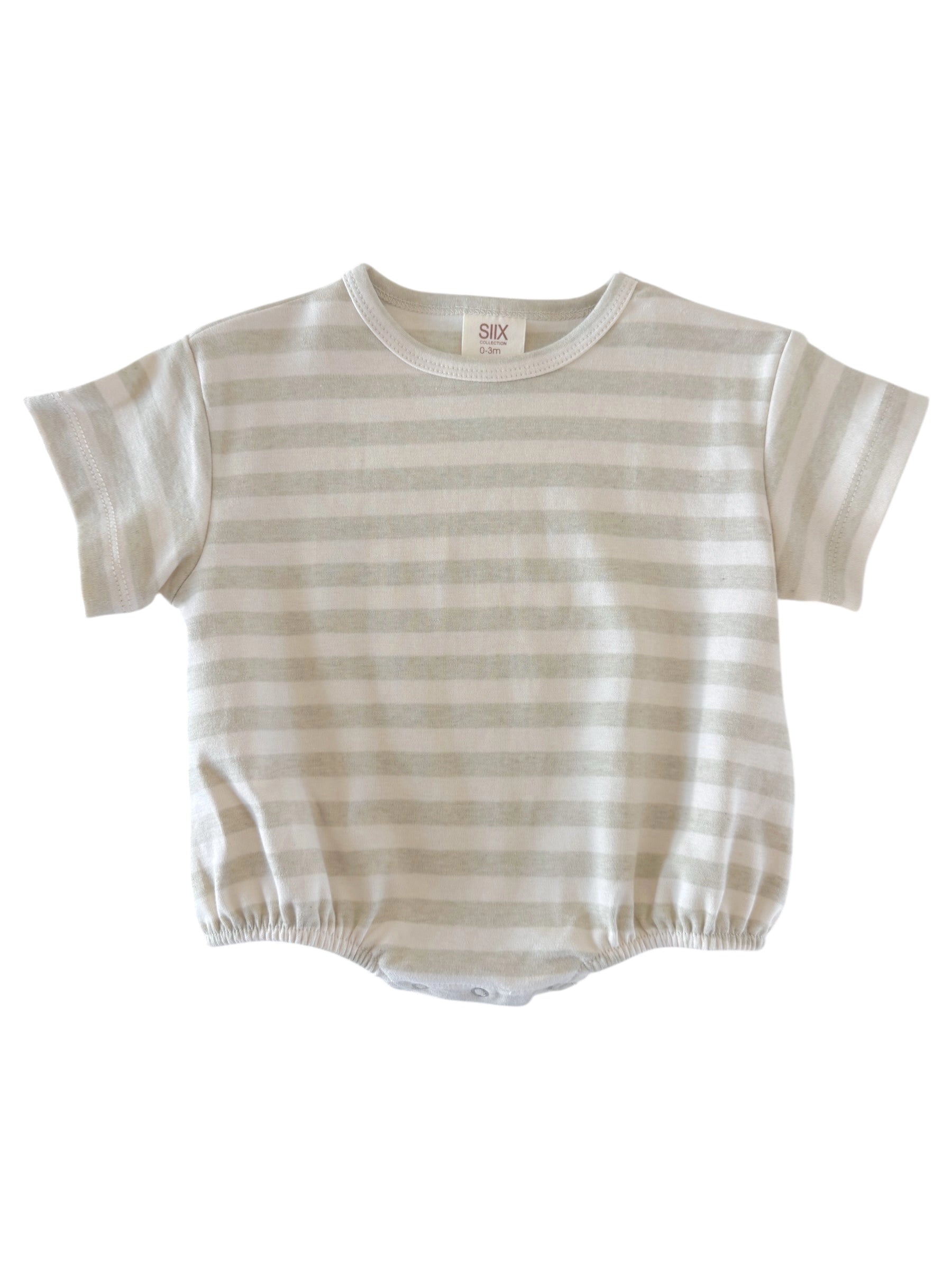 Sage Stripe / T-Shirt Bubble