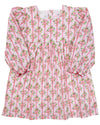 Holiday Bow Striped Dress