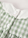 Pumpkin Plaid Applique Dress