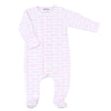 Little Sister Printed Footie: Pink