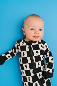 Electric Checkered Bamboo Sleeper