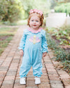 Pastel Turkey Ruffle Romper