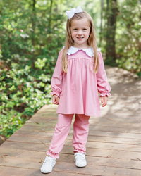 Catherine Bloomer Pant Set - Dusty Rose