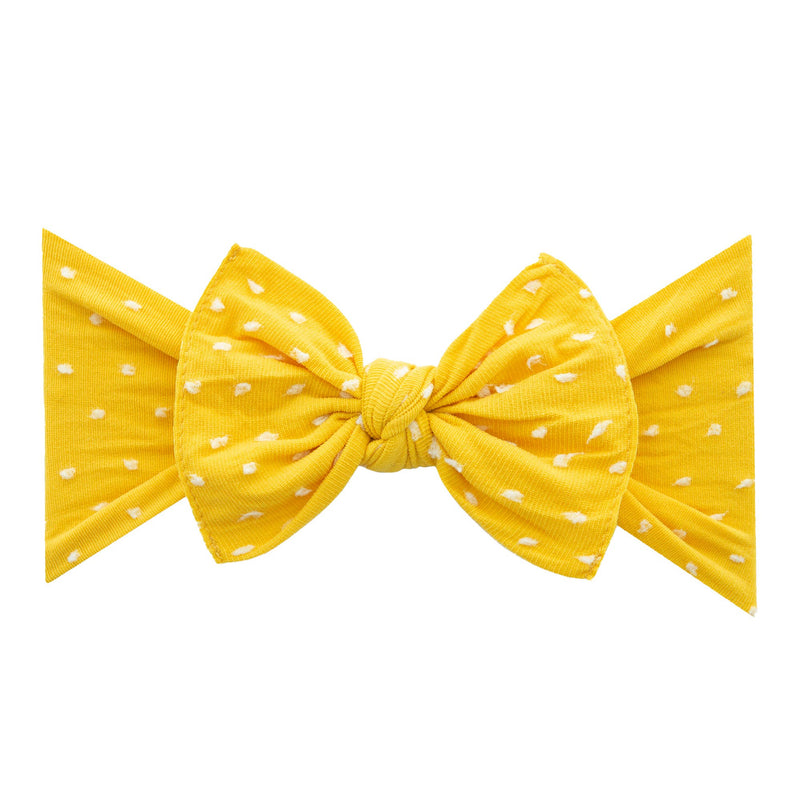 Baby Bling® Shabby Dot Knot soft nylon headband