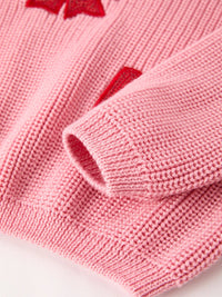 Christmas Bow Sequin Sweater