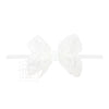 Scalloped Organza Bow Headband