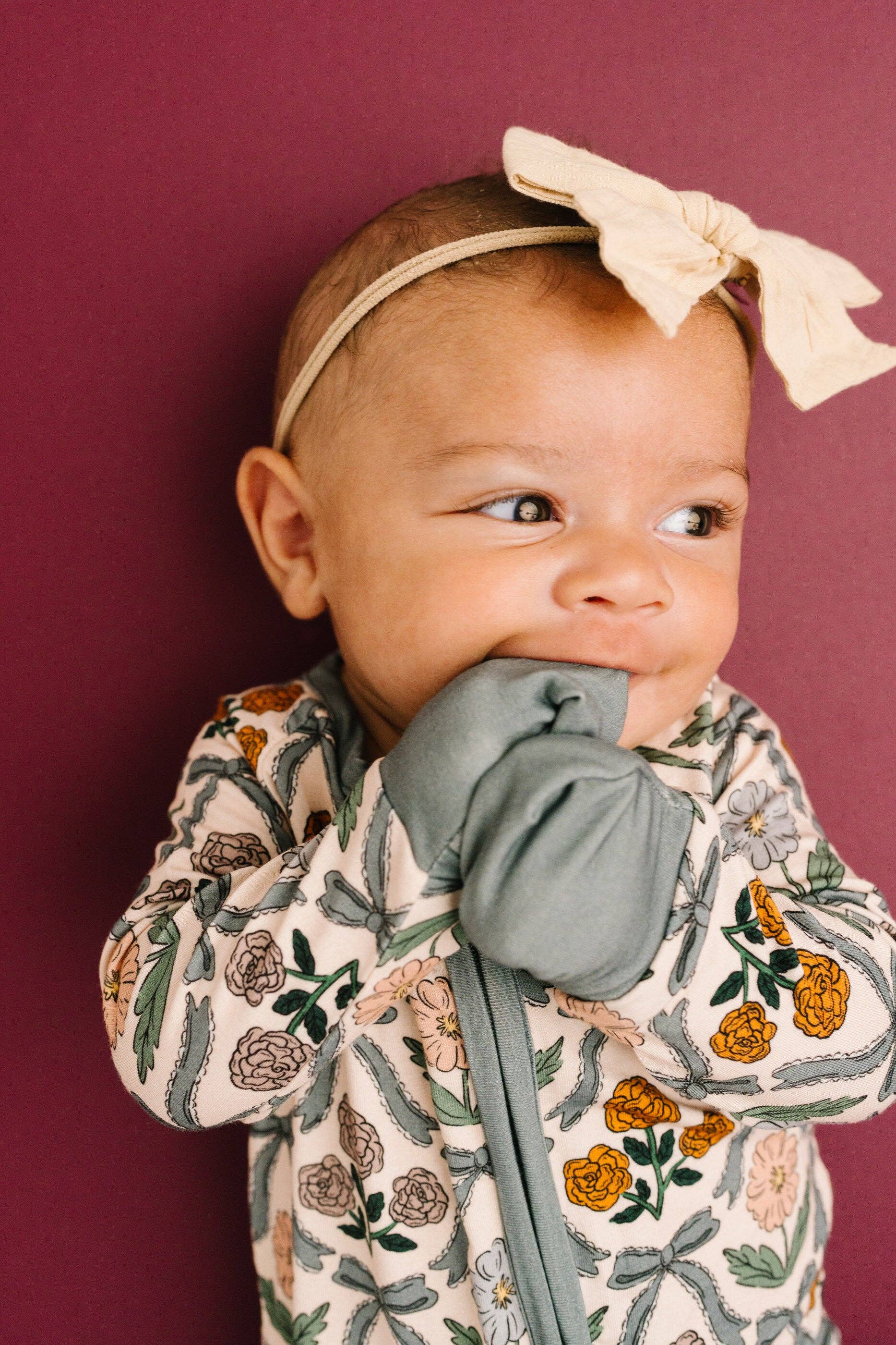 Cottage Bow Bamboo Sleeper