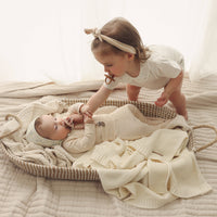 Cotton Swaddle Receiving Baby Blanket (Mult. Colors)