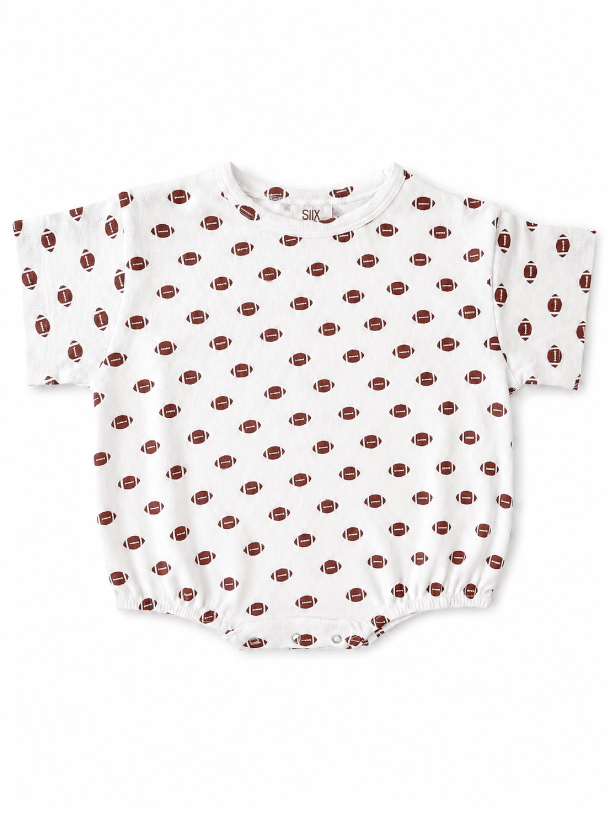 Football Pointelle T-Shirt Bubble