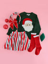 Santa Baby Lace Top Knee High Socks
