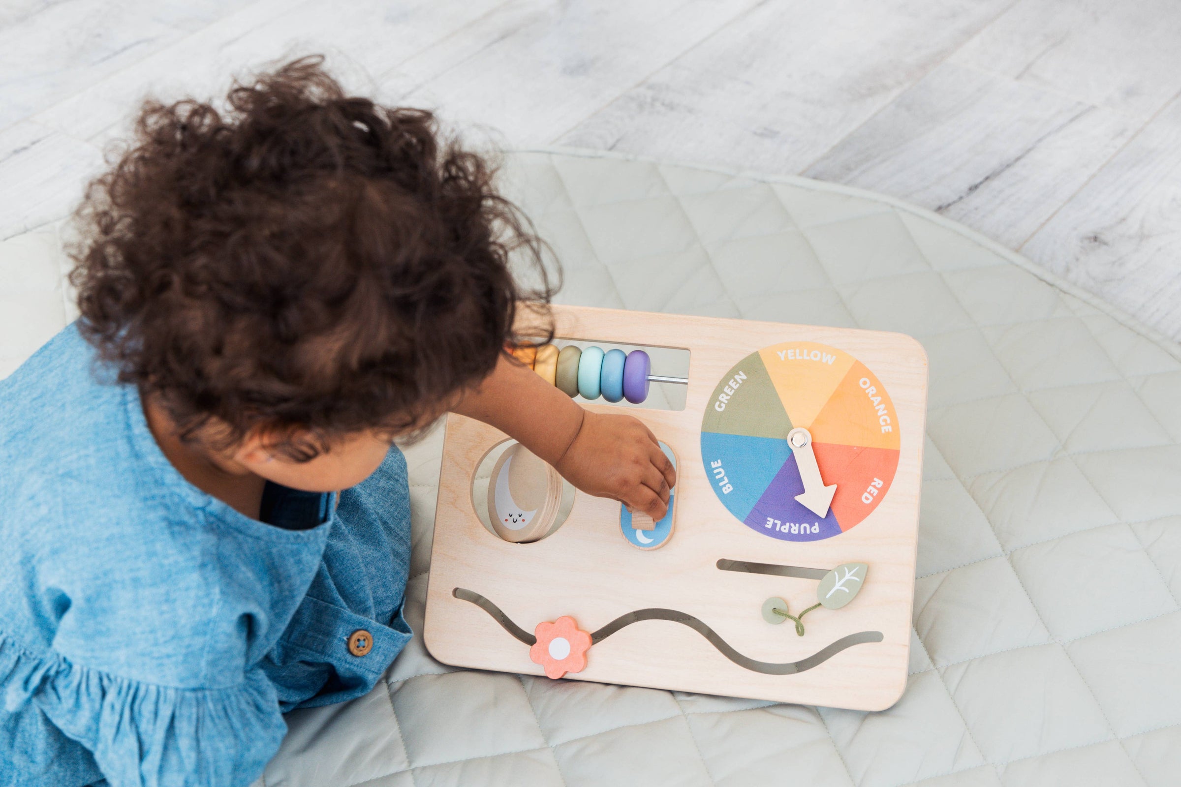 Wooden Interactive Busy Board (Montessori)