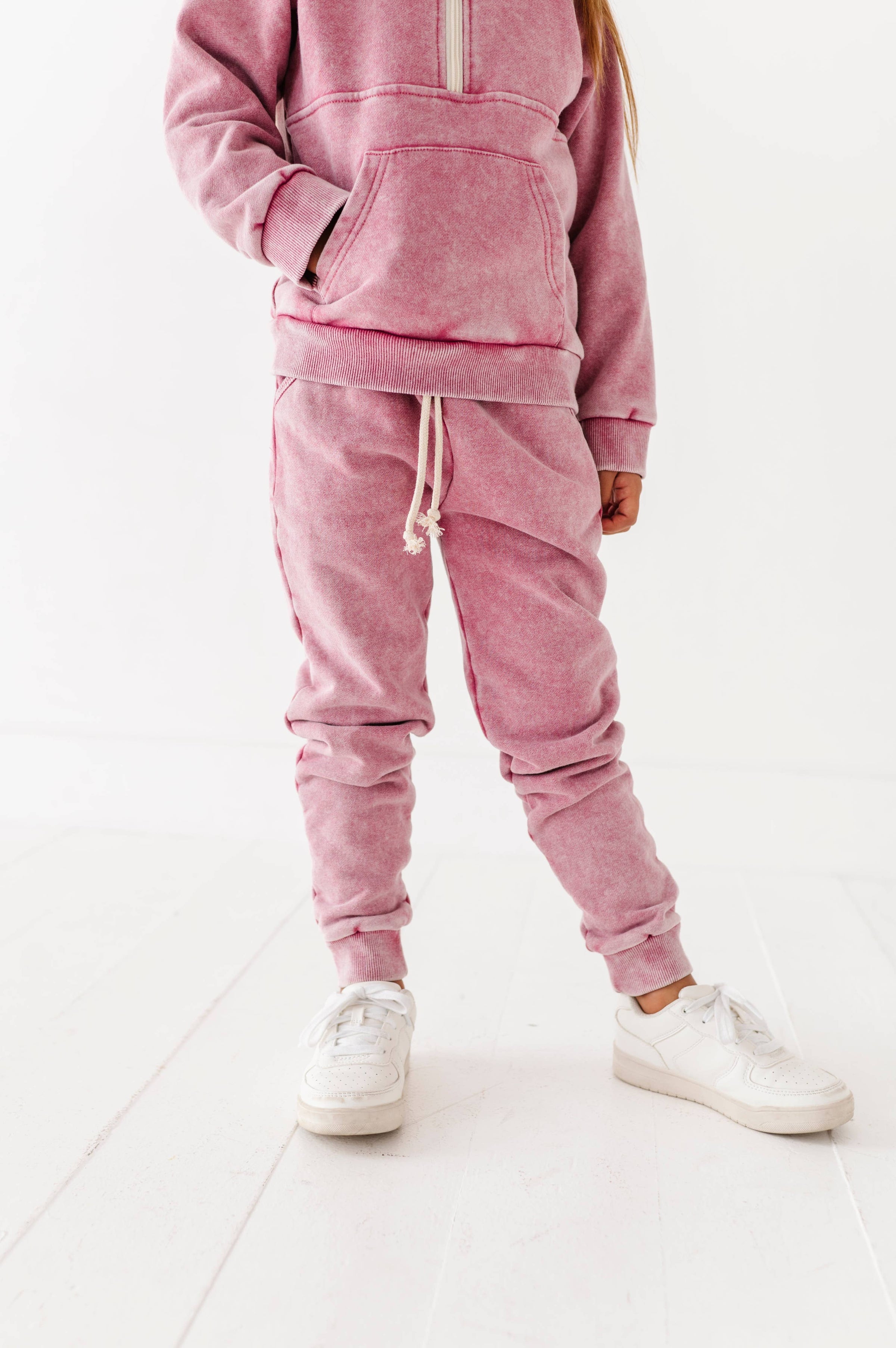 MAUVE | Vintage 1/4th HOODIE-JOGGER Set