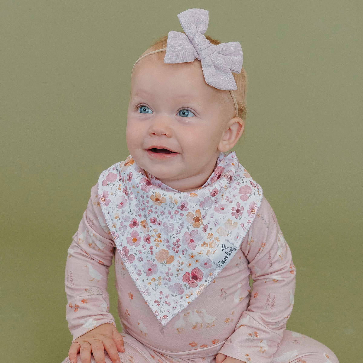 4 Pack Baby Bandana Bibs - Gigi