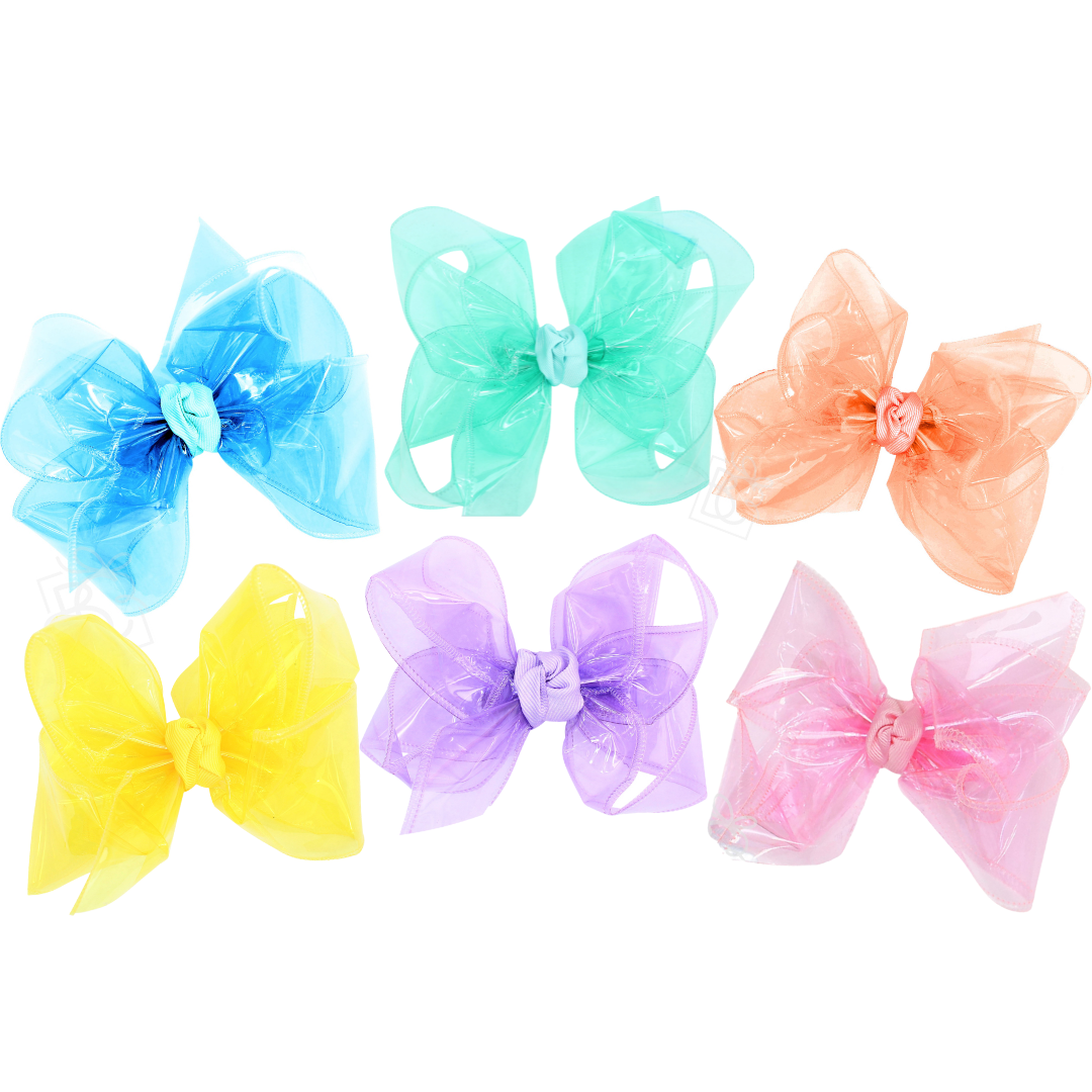 Waterproof Bows on Alligator Clip