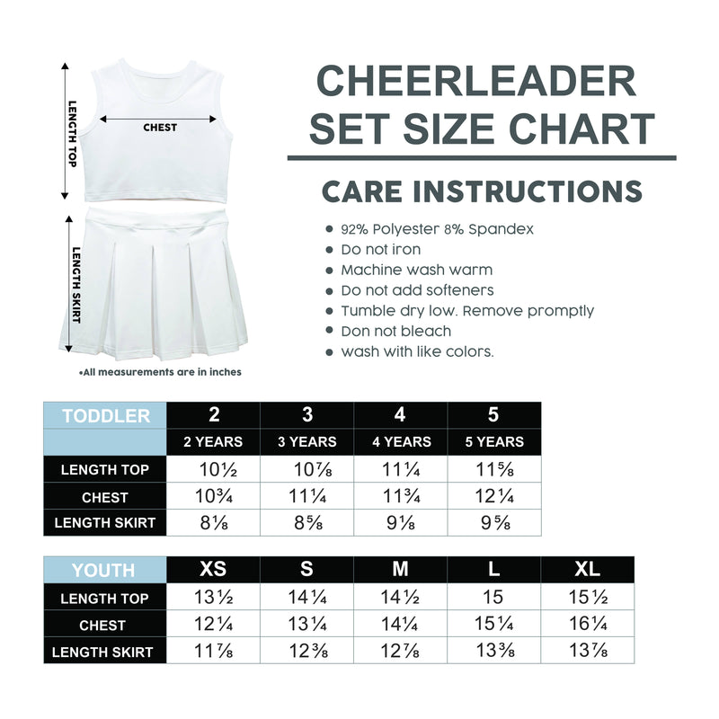 Arkansas State Red Wolves Red Sleeveless Cheerleader Set