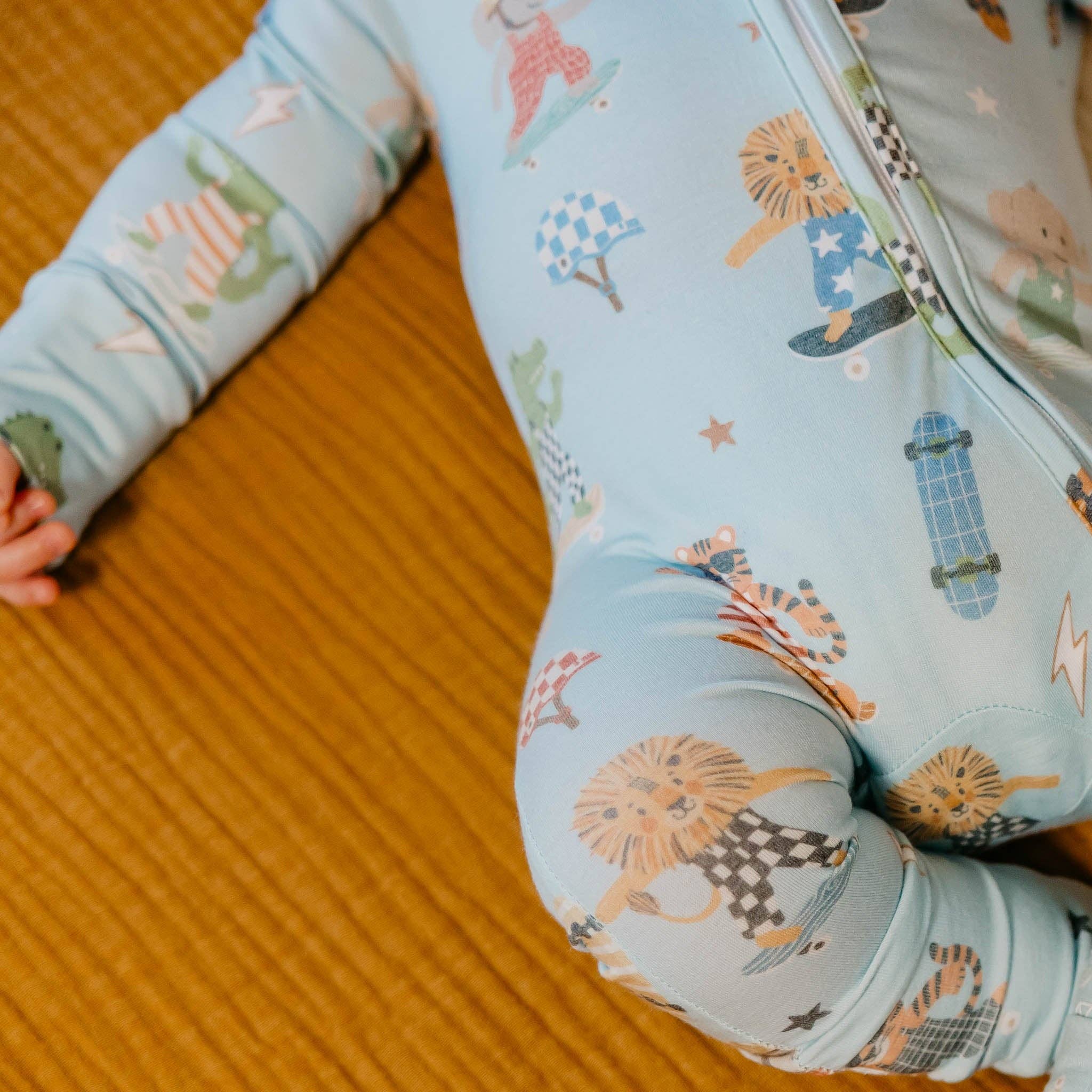 Convertible Zip-Up Footie - Tanner