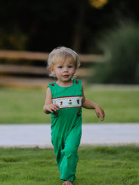 Christmas "Mean One" Embroidered Romper