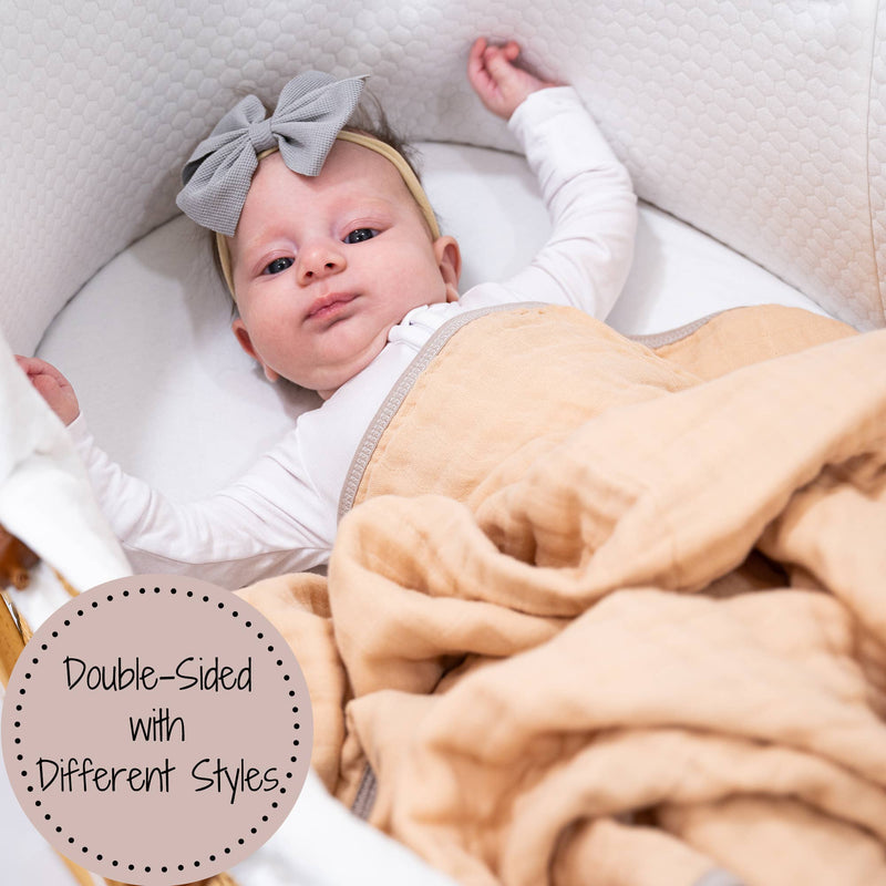 Teddy Bear Cotton Muslin Blanket