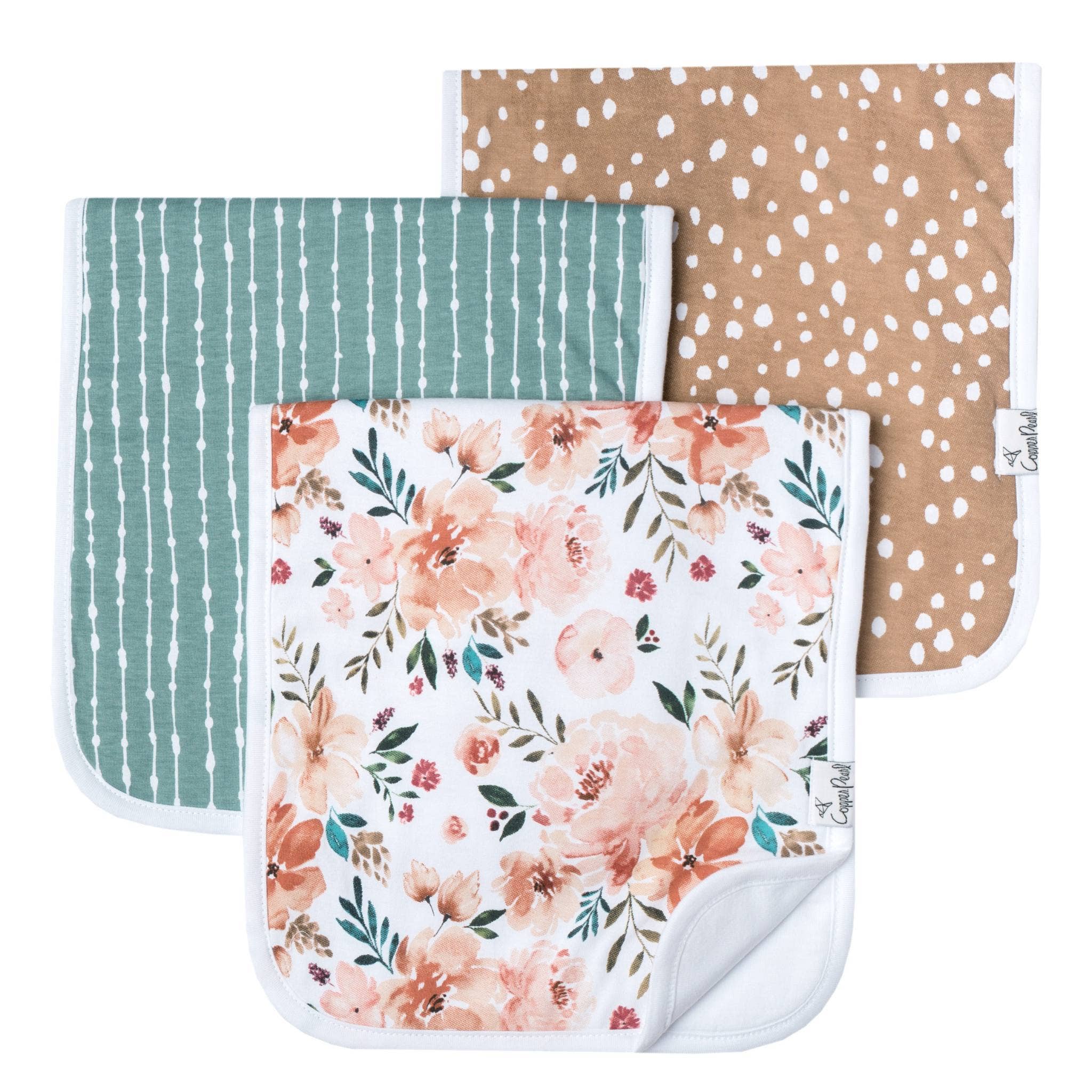 Autumn - 3 Pack Premium Burp Cloths