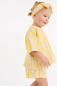 Sunny Meadow Stripe Slouchy Set