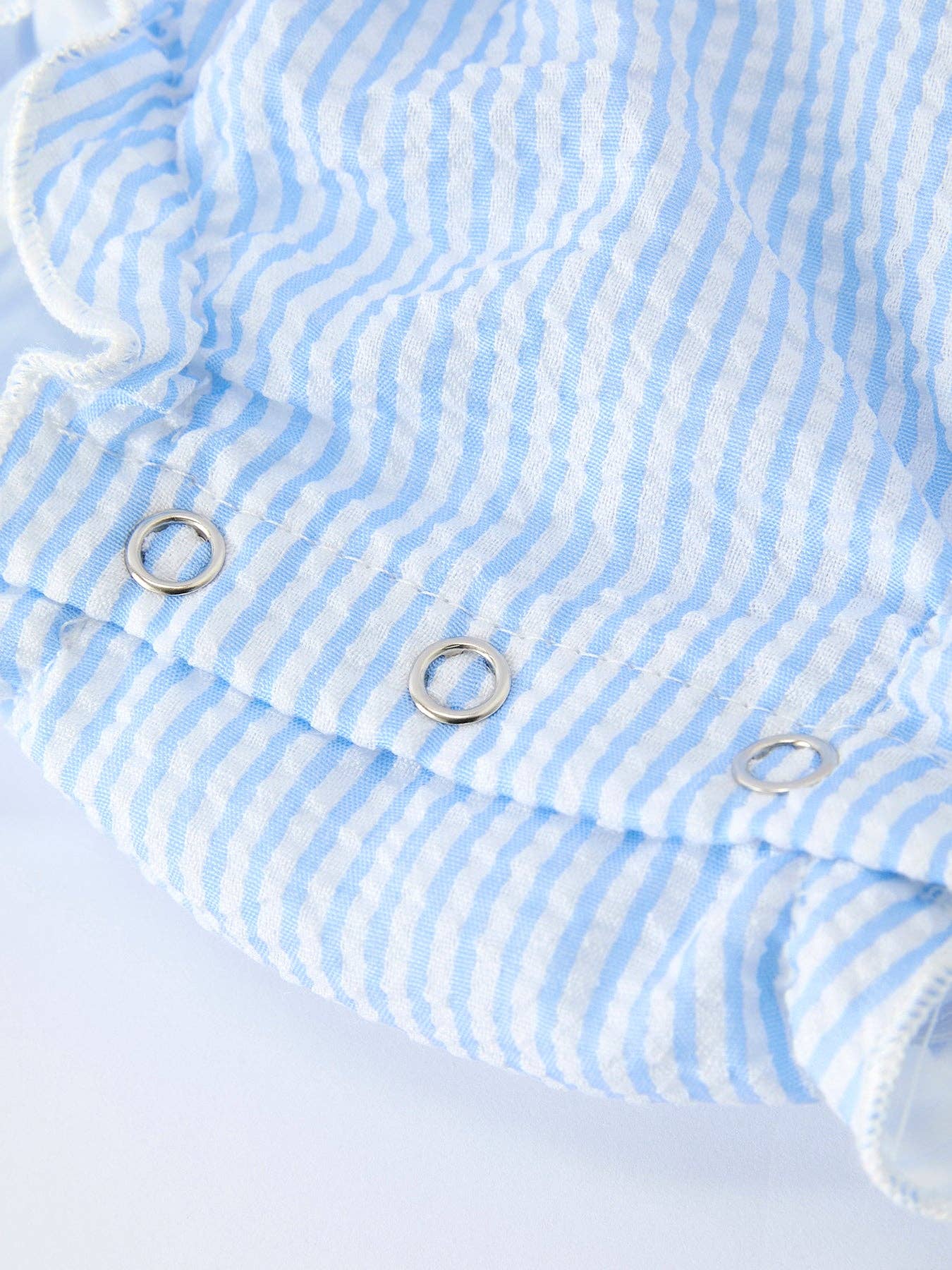 "Jesus Loves Me" Embroidered Girls Romper