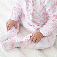 Fancy Frills Ruffle Zipper Footie