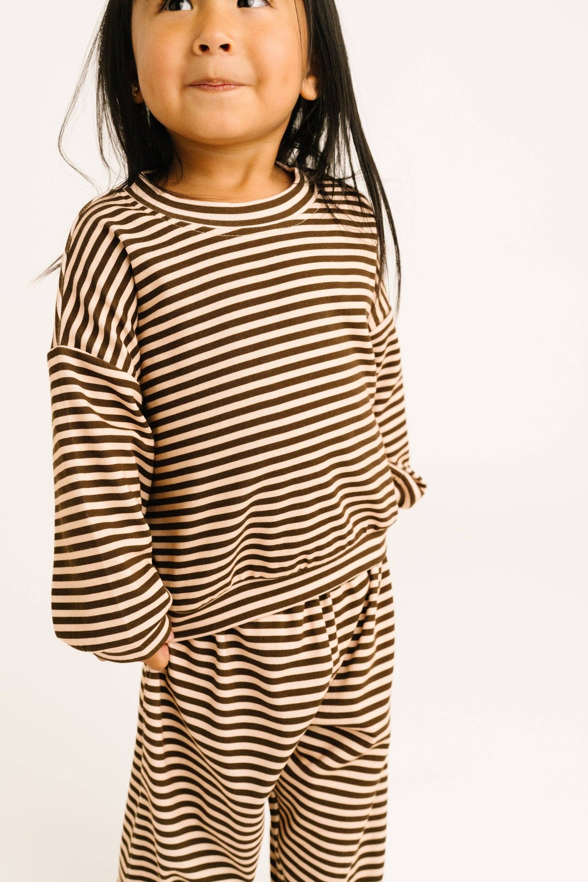 Espresso Stripe Sweatsuit