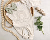 Neutral Rainbow Baby Romper
