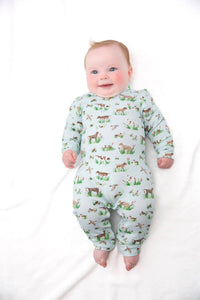 Delta Bird Hunting Dogs - Sweatshirt Polo Romper