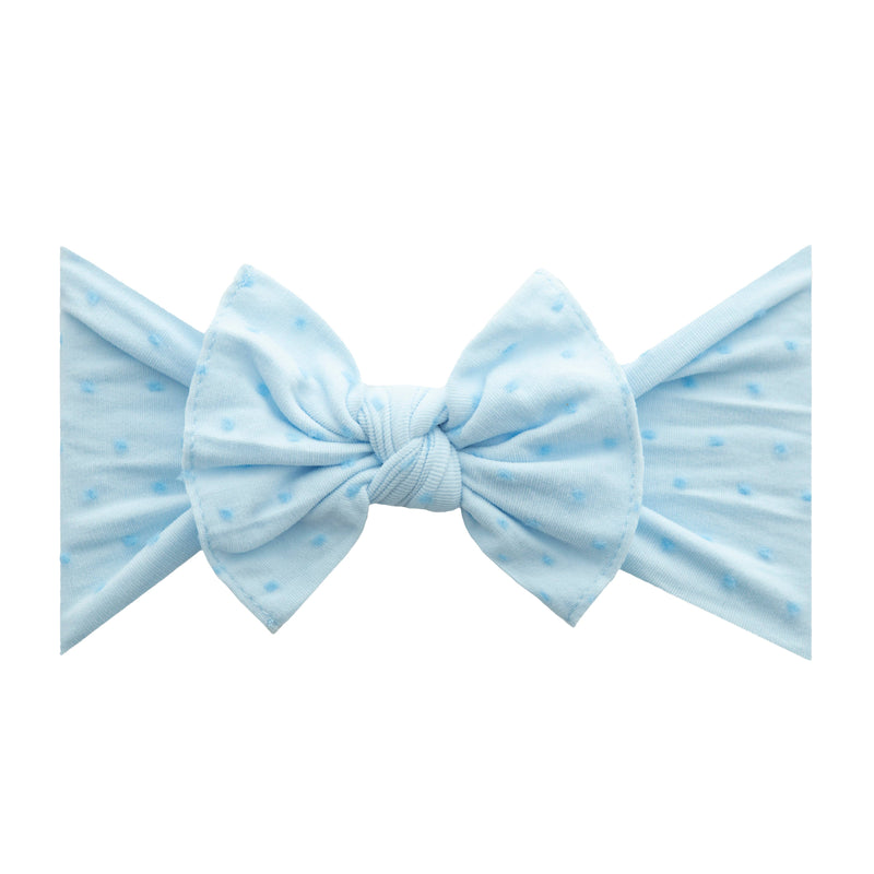 Baby Bling® Shabby Dot Knot soft nylon headband
