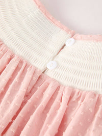 Thanksgiving Embroidery Smock Dress