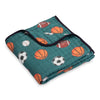 Little Athlete Sporty Theme Baby Toddler Muslin Quilt