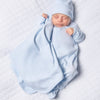 Essentials Solid Blue Blanket