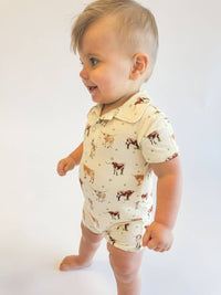 Longhorns Polo Romper