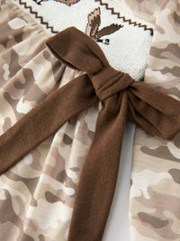 Duck Smocked Camo Bloomer Set