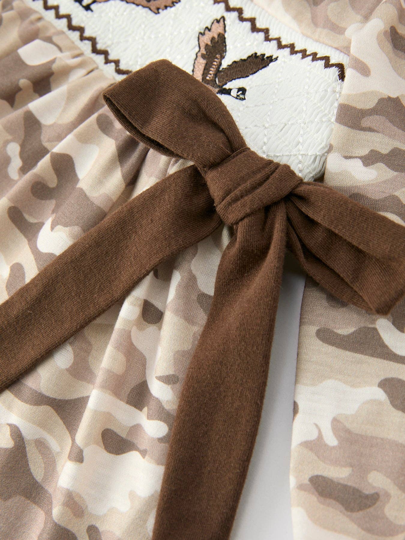 Duck Smocked Camo Bloomer Set