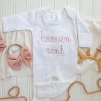 Baby Girl Romper | Heaven Sent Pink