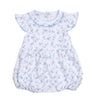 Skylar's Classics Sky Blue Printed Ruffle Flutters Bubble