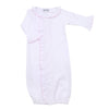 Mini Dots Ruffle Front Converter - Pink