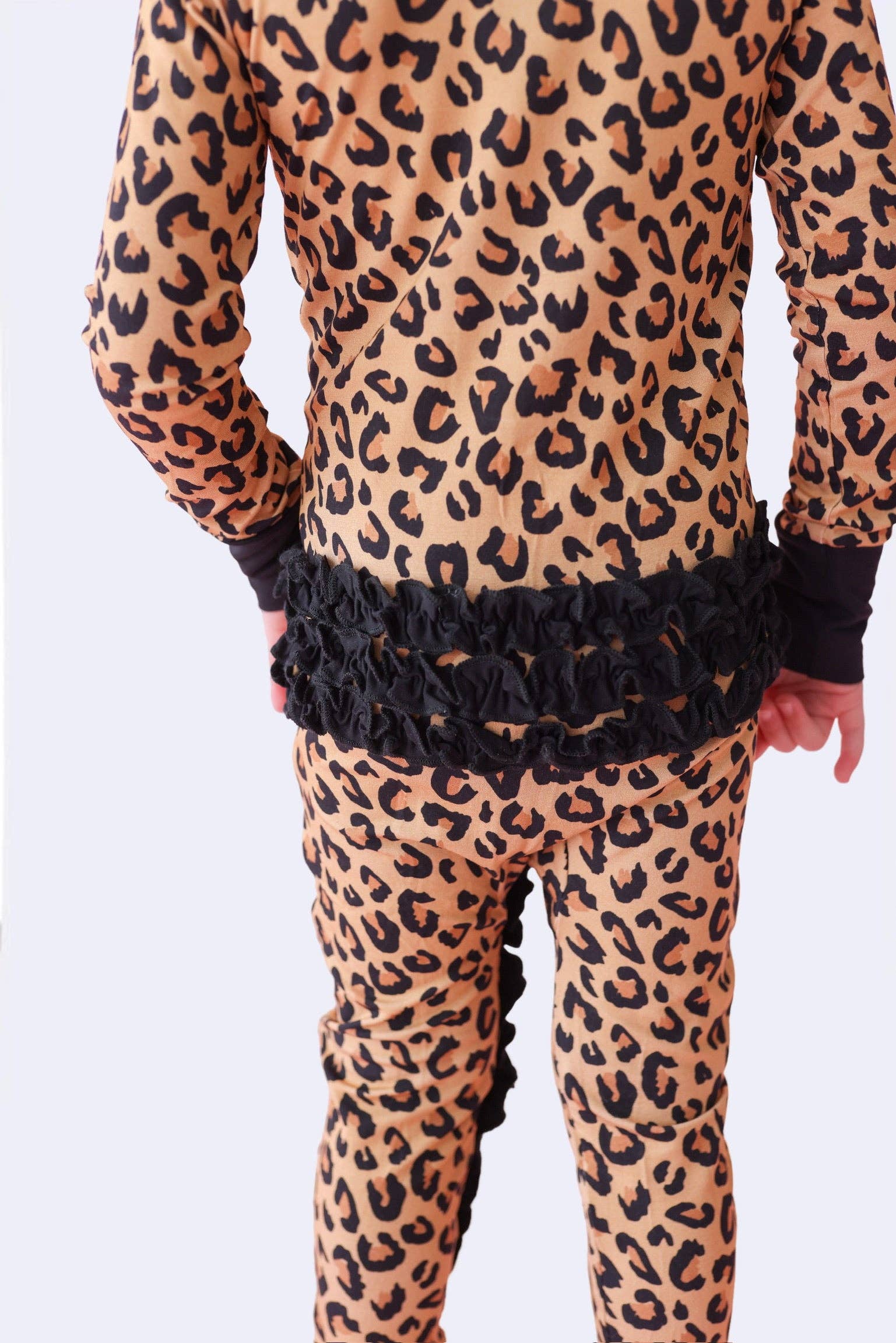 LEOPARD DREAM RUFFLE SLEEPER