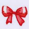 Scarlett Bows Embroidered Ruffle Bib