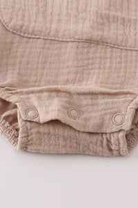 Beige Muslin Boy Bubble