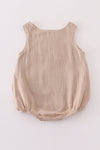 Beige Muslin Boy Bubble