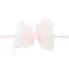 Scalloped Organza Bow Headband