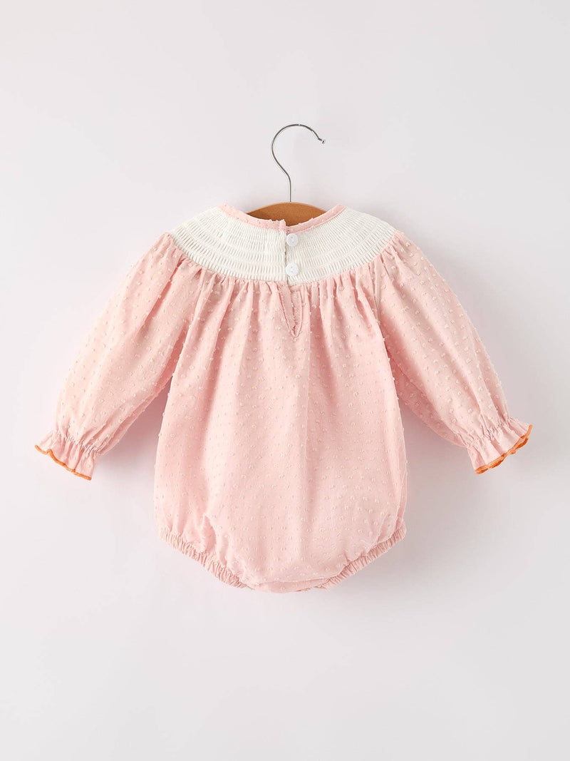 Thanksgiving Embroidery Smock Bubble