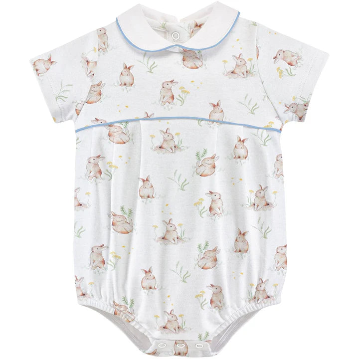 Little Hops - Boys Bubble Round Collar